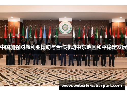 中国加强对叙利亚援助与合作推动中东地区和平稳定发展